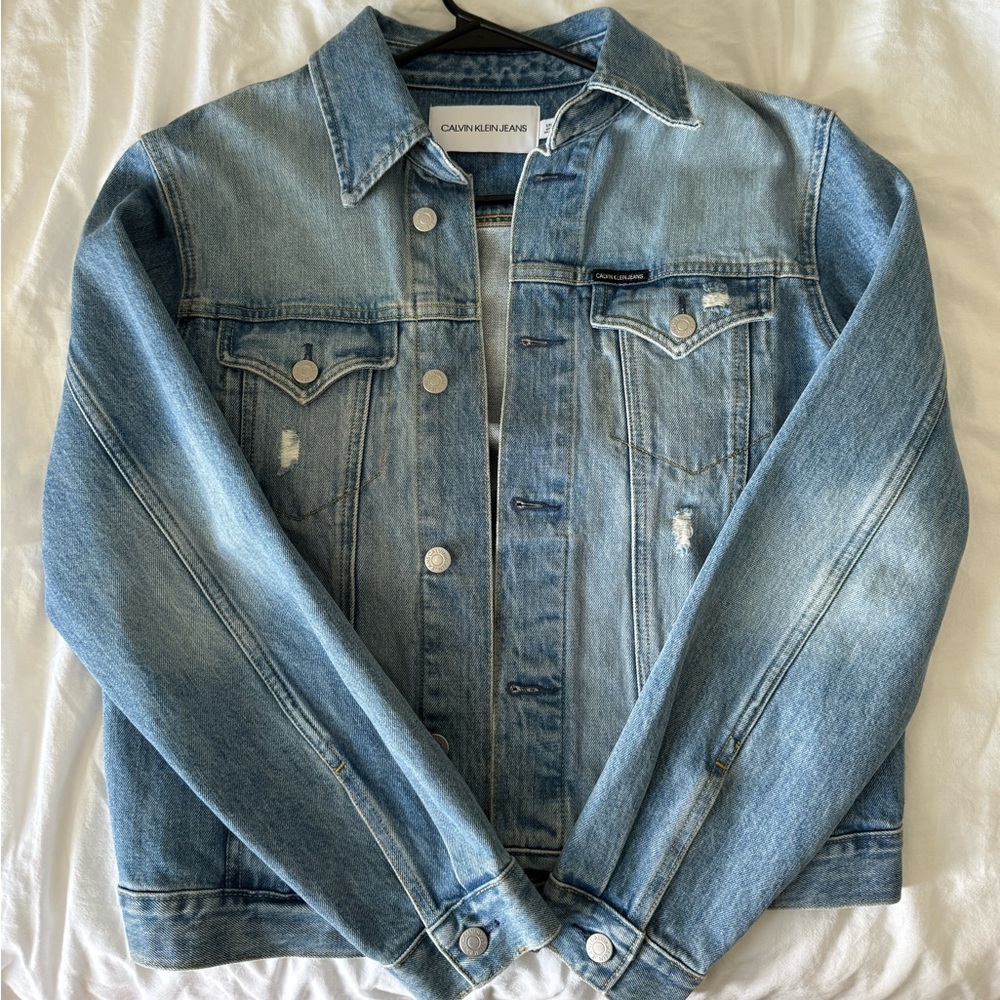 Calvin Klein denim jacket!